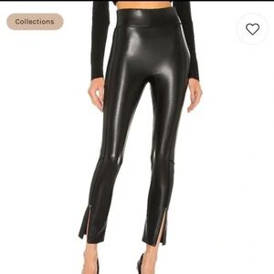 A.L.C. Black Emile Leather Leggings